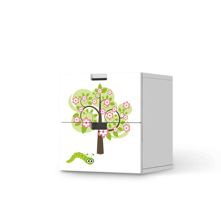 Klebefolie IKEA Stuva / Malad Kommode - 2 Schubladen - Blooming Tree - CR110279