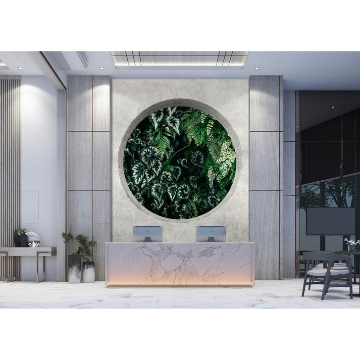 Livingwalls Fototapete Walls by Patel 3 Deep Green 1 grün, grau - WA327880