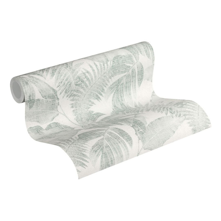 Livingwalls Vliestapete New Walls Cosy & Relax Dschungeltapete beige, creme, grün (10.05m x 0.53m) - RS101227