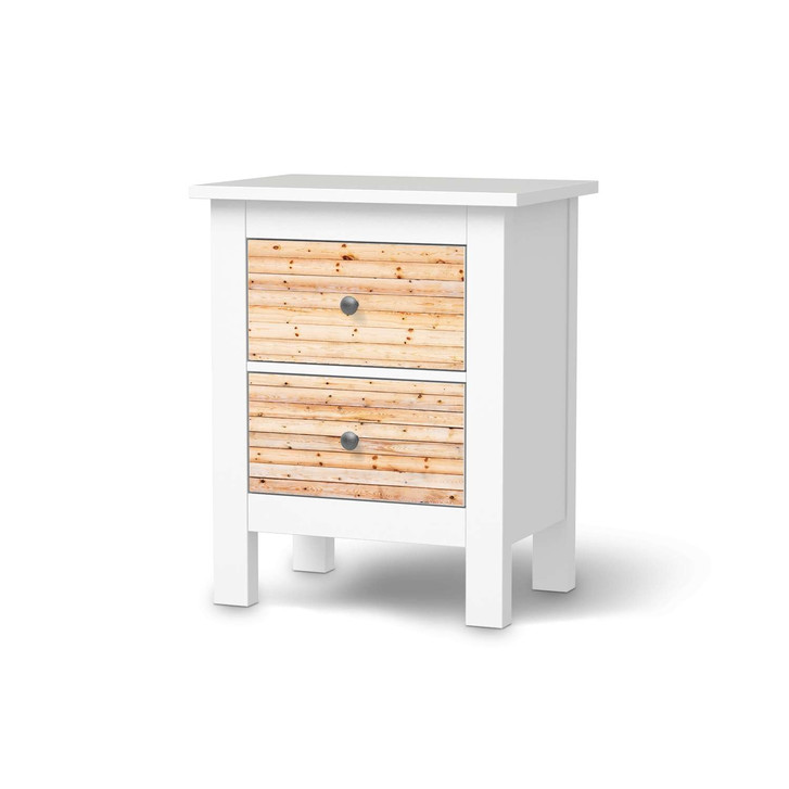 Möbelfolie IKEA Hemnes Kommode 2 Schubladen - Bright Planks - CR118166