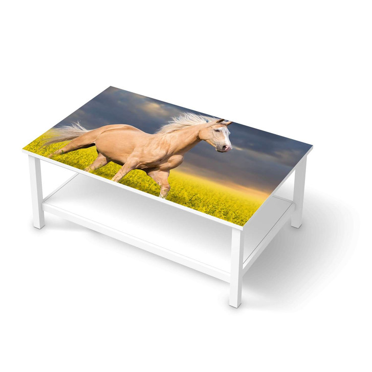 Möbelfolie IKEA Hemnes Tisch 118x75cm - Wildpferd - CR115035