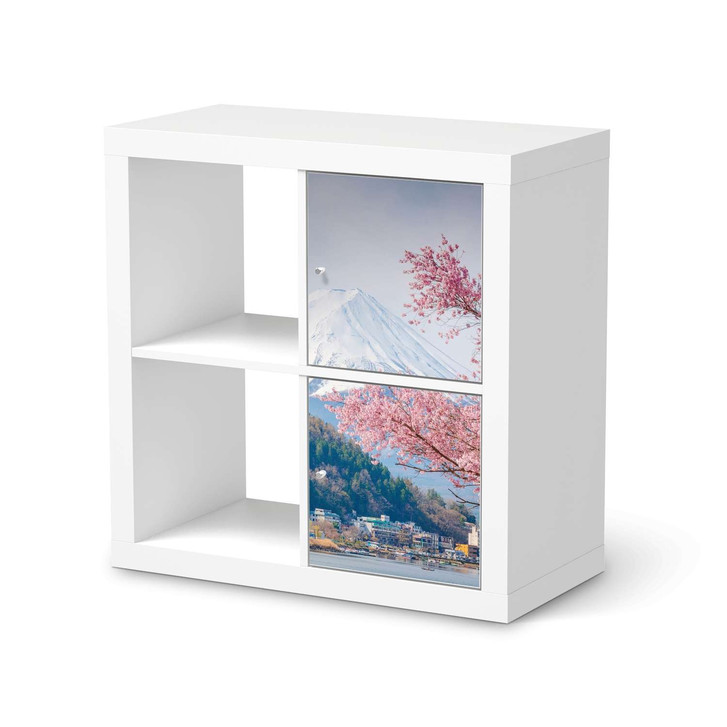 Möbelfolie IKEA Kallax Regal 2 Türen (hoch) - Mount Fuji - CR115369