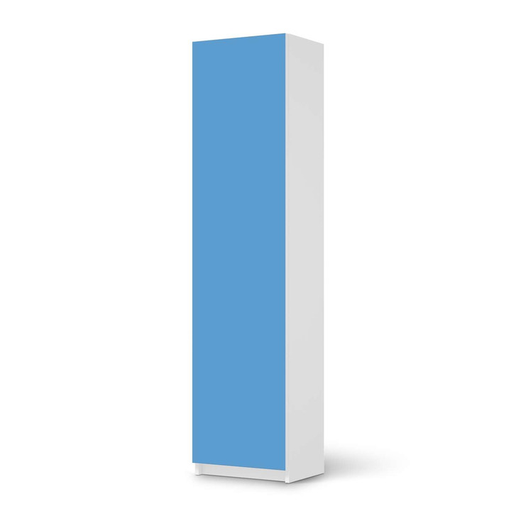 Möbelfolie IKEA Pax Schrank 201cm Höhe - 1 Tür - Blau Light - CR116700