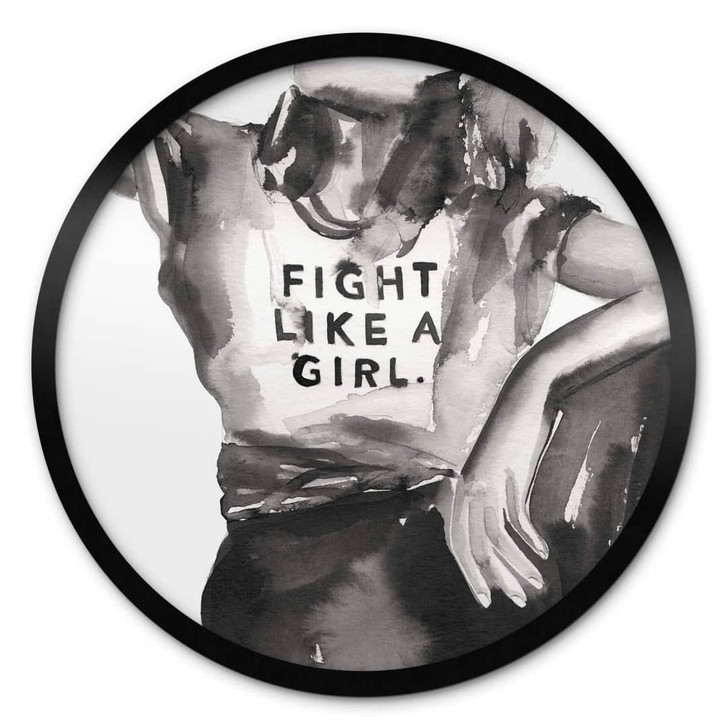 Poster Verbaan - Fight like a Girl - Rund - WA407512