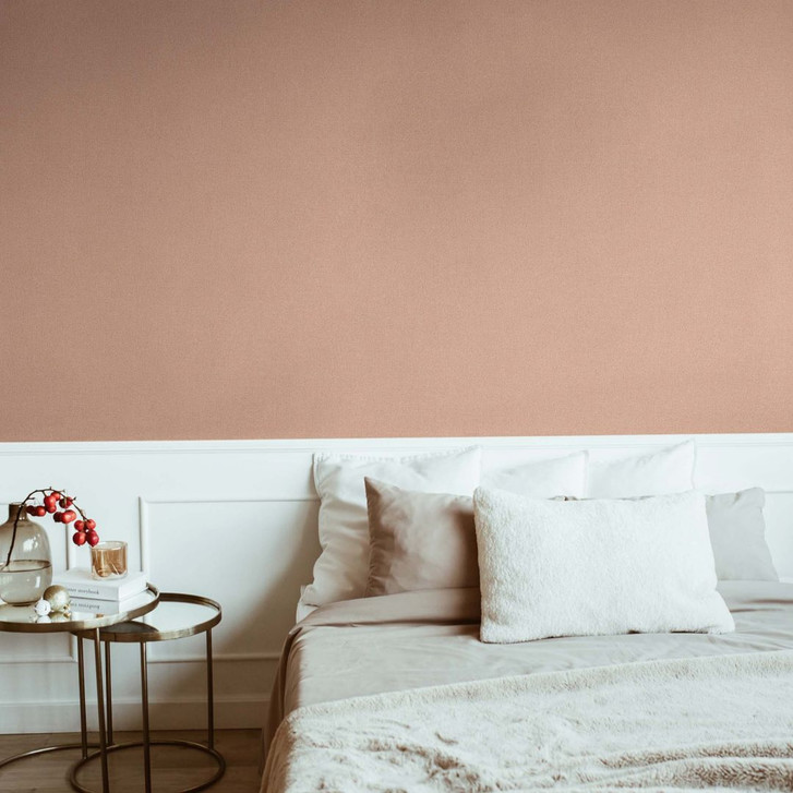 Unitapete Einfarbig Orange Rosa - Vliestapete A.S. Création - WA396155