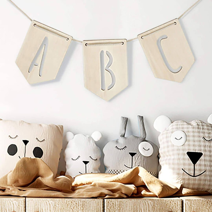 Wimpel Holzbuchstaben - Einzelbuchstaben - WA340063