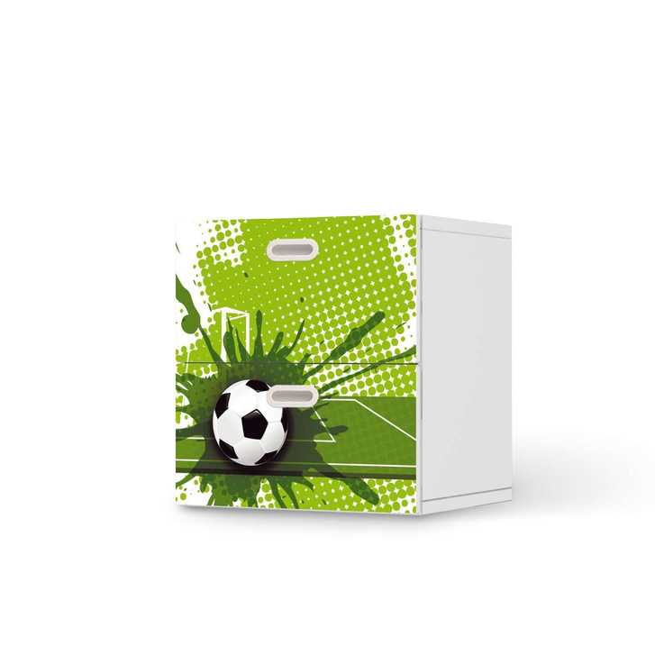 Klebefolie IKEA Stuva / Fritids Kommode - 2 Schubladen - Goal - CR110060