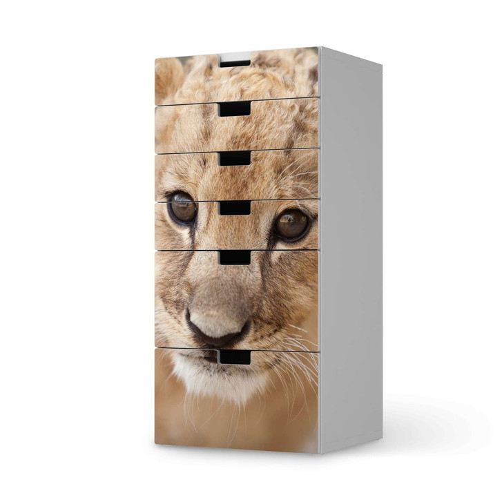 Klebefolie IKEA Stuva / Malad Kommode - 6 Schubladen - Simba - CR110497