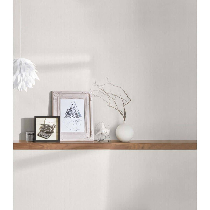 Livingwalls Unitapete Mata Hari Vliestapete einfarbig creme, beige - WA328184