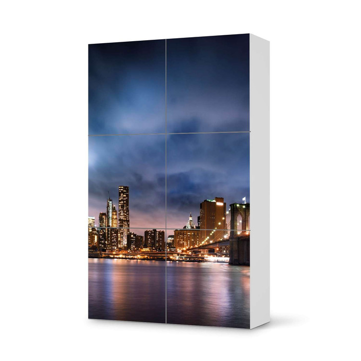 Möbel Klebefolie IKEA Besta Schrank 6 Türen (hoch) - Brooklyn Bridge - CR113337