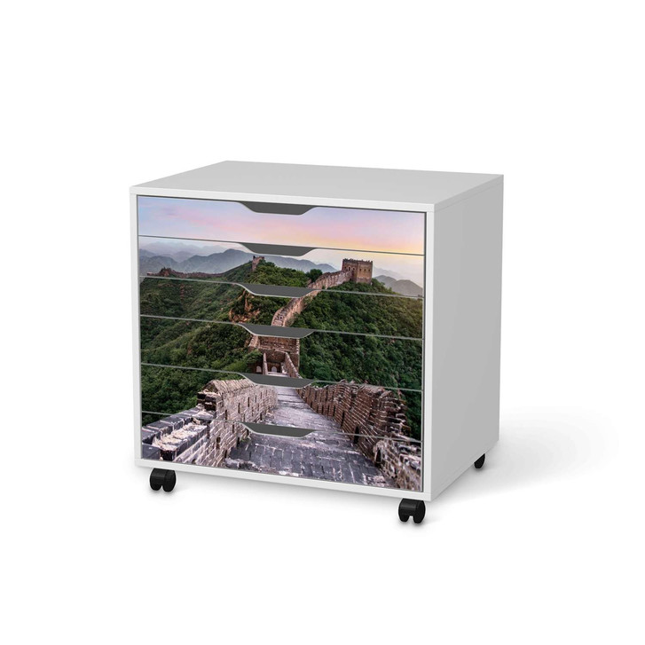 Möbelfolie IKEA Alex Rollcontainer 6 Schubladen - The Great Wall - CR114280