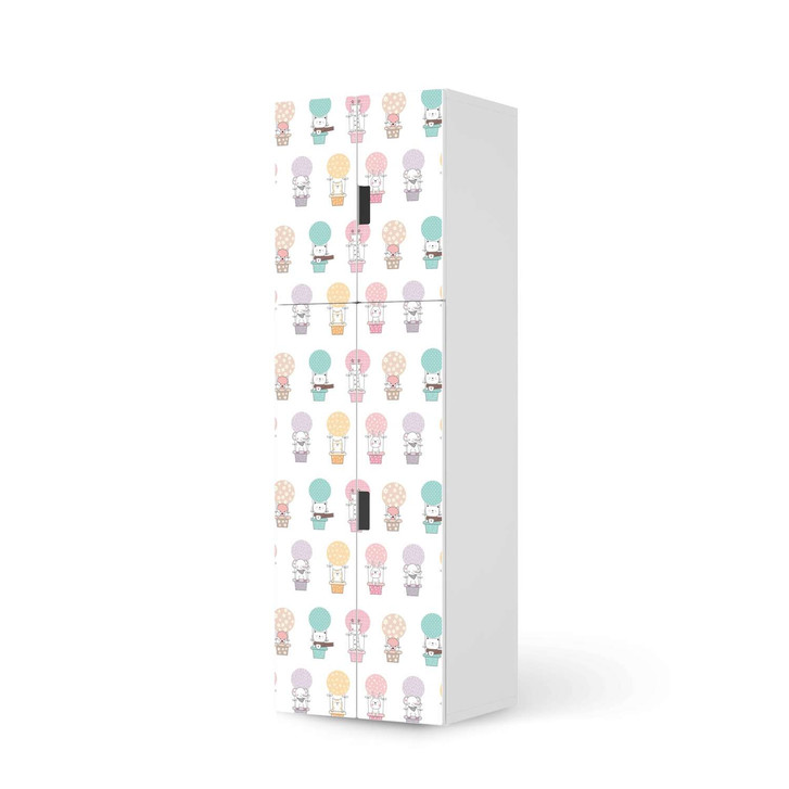 Möbelfolie IKEA Stuva / Malad - 2 grosse Türen und 2 kleine Türen - Flying Animals - CR118671