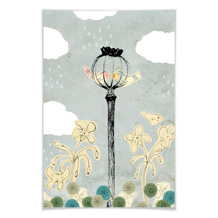 Poster Loske - Mohnblume - WA163696