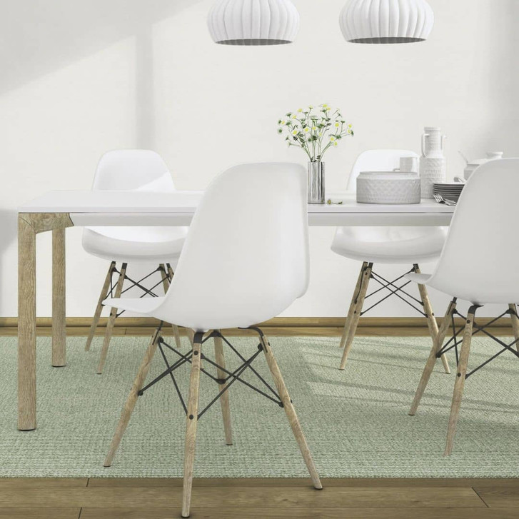 Unitapete, Vliestapete mit Struktur Bauhaus weiss - WA409908