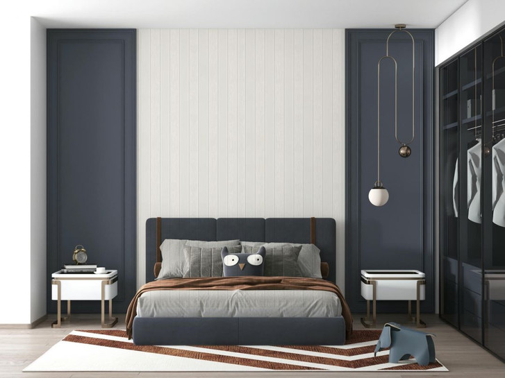 Vliestapete Streifen Modern, Klassisch, Shabby Chic in Creme - WA482797