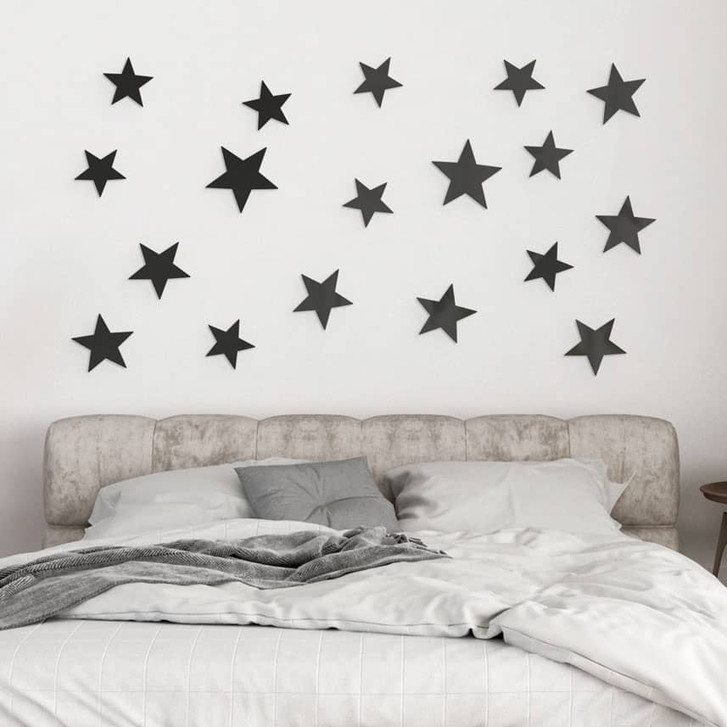 3D Wanddeko Sterne Set | Acryldeko - WA441316