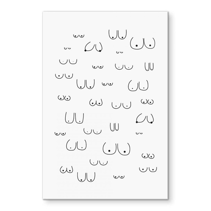 Acrylglasbild Line Art - Vielfalt der Weiblichkeit - Kerr-Dineen - WA463928