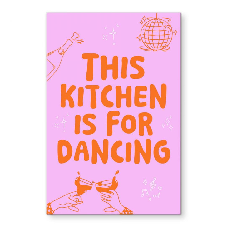 Glasbild This kitchen is for dancing - Ohkimiko - WA495005