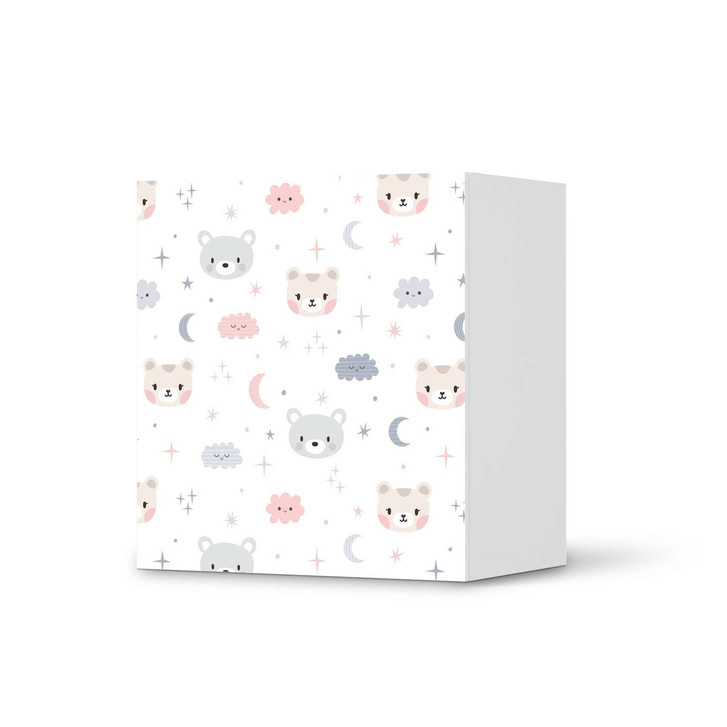 Klebefolie IKEA Besta Regal 1 Türe - Sweet Dreams - CR109239