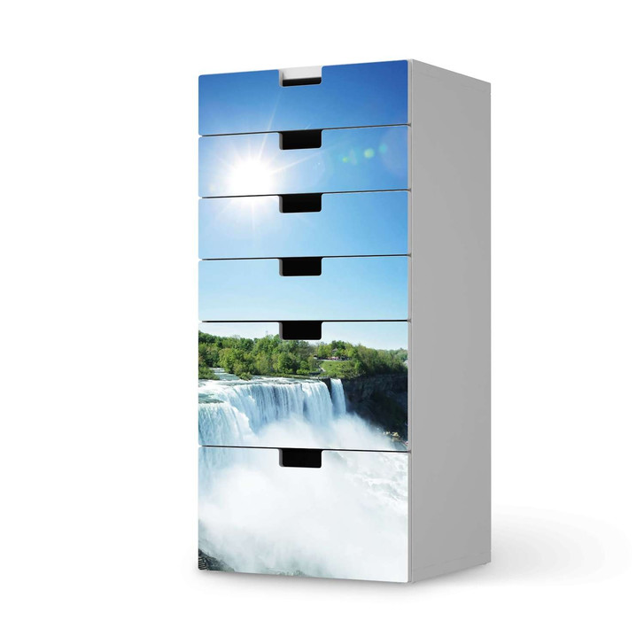 Klebefolie IKEA Stuva / Malad Kommode - 6 Schubladen - Niagara Falls - CR110473