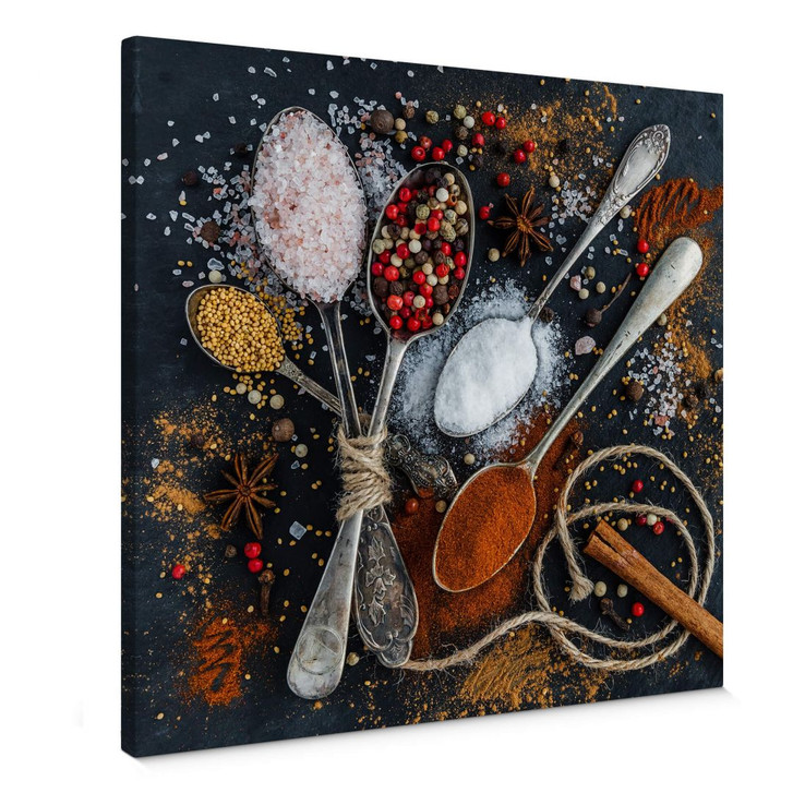 Leinwandbild Kräuter Ensemble - WA367136