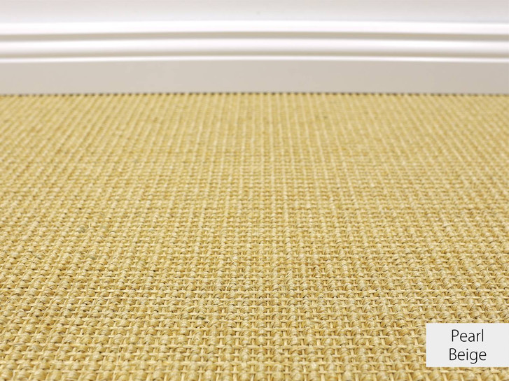 Manolo Sisal Teppichboden Meterware in Pearl Beige - TS406904