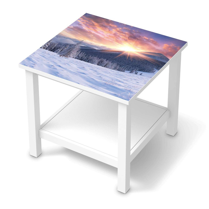 Möbel Klebefolie IKEA Hemnes Tisch 55x55cm - Zauberhafte Winterlandschaft - CR113643