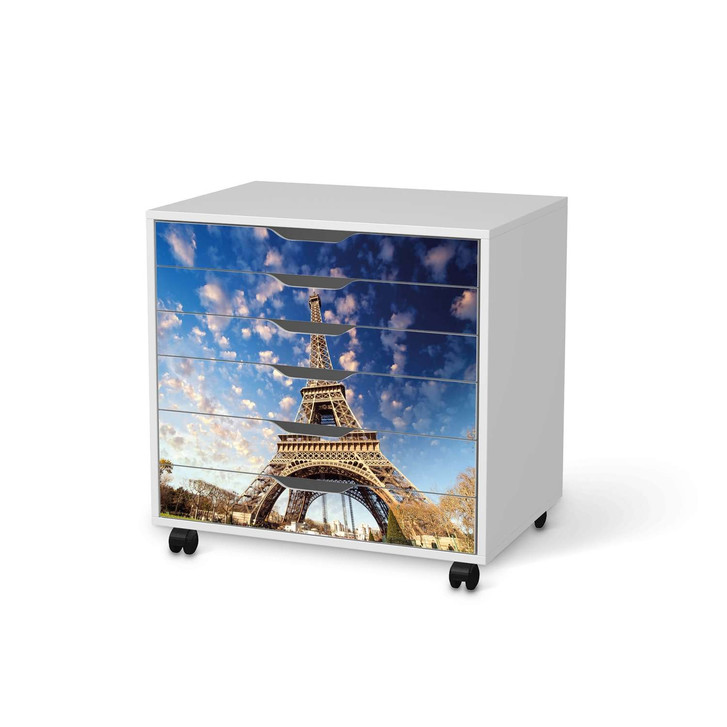 Möbelfolie IKEA Alex Rollcontainer 6 Schubladen - La Tour Eiffel - CR114235