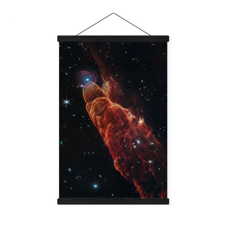 Stoffbild James Webb Telescope - Kosmischer Wirbelsturm Herbig Haro 49/50 - WA460487