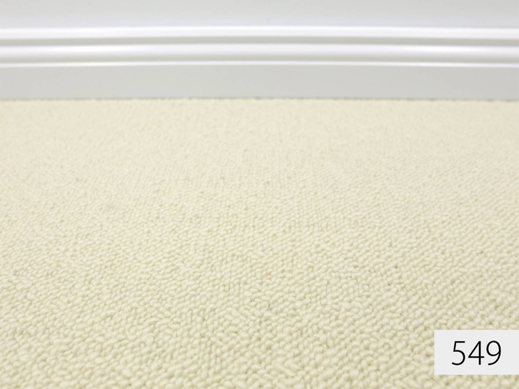 Tanger Berber Teppichboden Meterware in Snowdrift 549 - TS479104