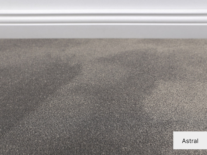 Cabernet Velours Teppichboden Meterware in Astral - TS503670