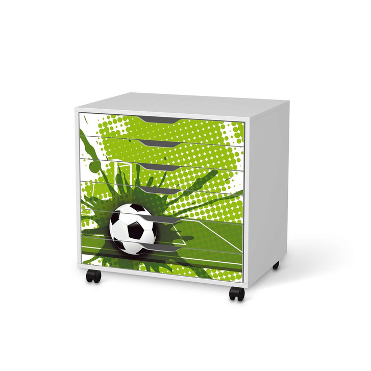 Möbelfolie IKEA Alex Rollcontainer 6 Schubladen - Goal - CR114217
