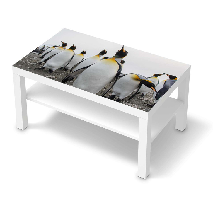 Möbelfolie IKEA Lack Tisch 90x55cm - Penguin Family - CR116030