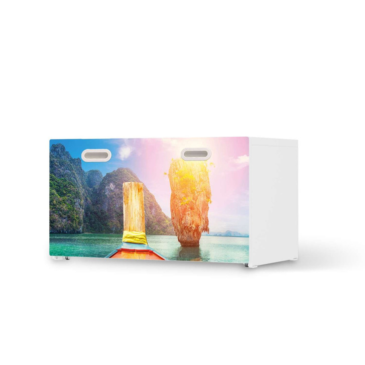 Möbelfolie IKEA Stuva / Fritids Bank mit Kasten - Blue Water Lagoon - CR117669