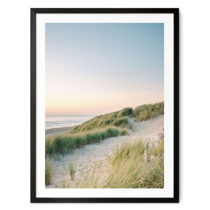 Poster Dünen an der holländischen Küste - Zwart - WA427290