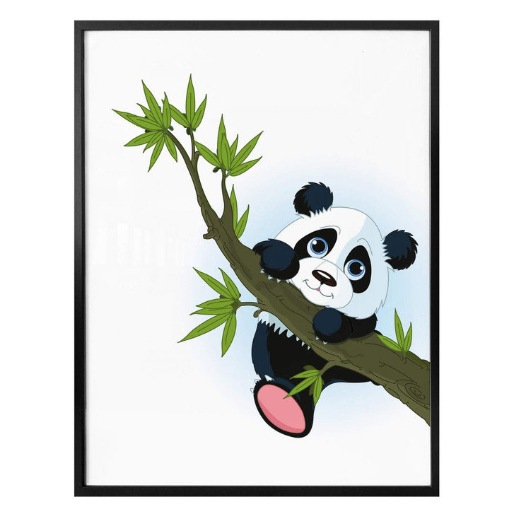Poster Kletternder Panda - WA296702