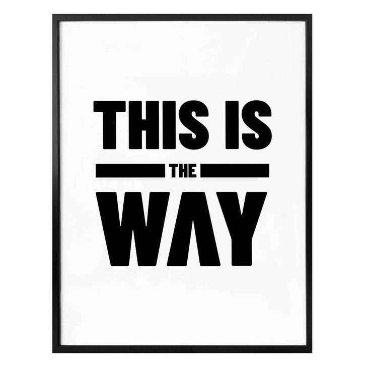 Poster This is the way - WA338299