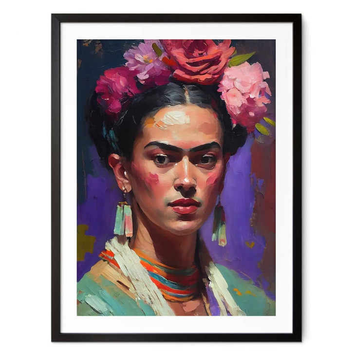 Poster Treechild - Portrait von Frida Kahlo - WA407597