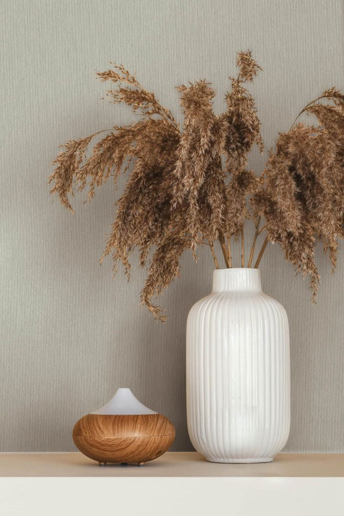 Vliestapete Uni Modern in Grau - WA508603