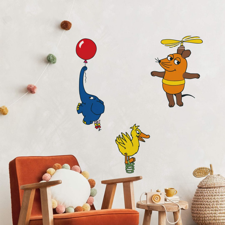 Wandsticker Die Maus Nur Fliegen ist schöner - WA199395