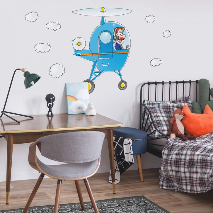 Wandsticker Hubschrauber - WA200834