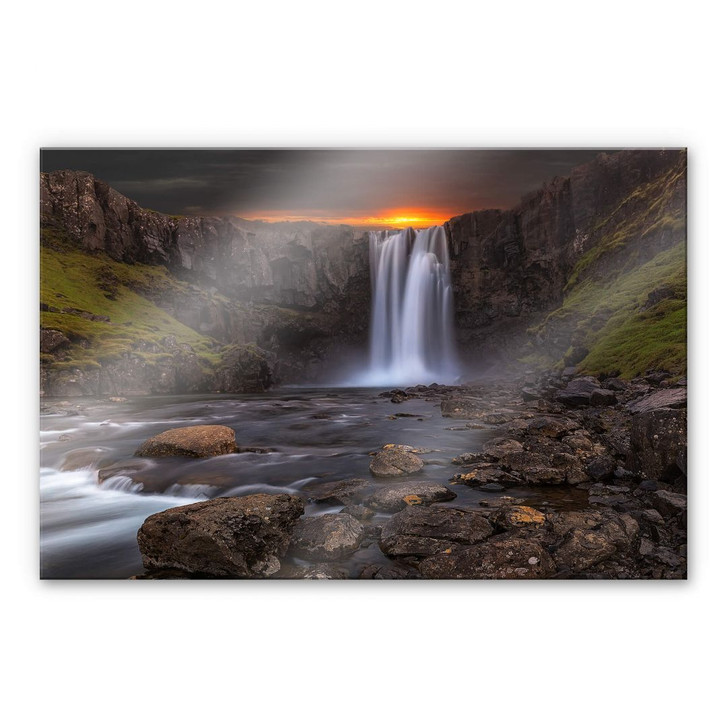 Acrylglasbild Cuadrado - Stream - WA297382