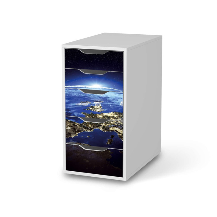 Klebefolie IKEA Alex 5 Schubladen - Earth View - CR109046