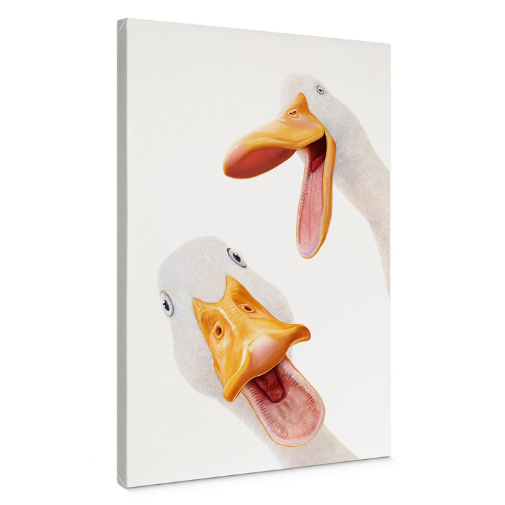 Leinwandbild Schnatternde Gänse - Korenkova - WA512119