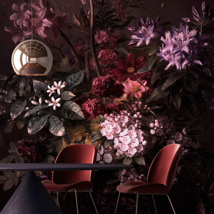 Livingwalls Fototapete Walls by Patel bouquet noir 1 - WA254945