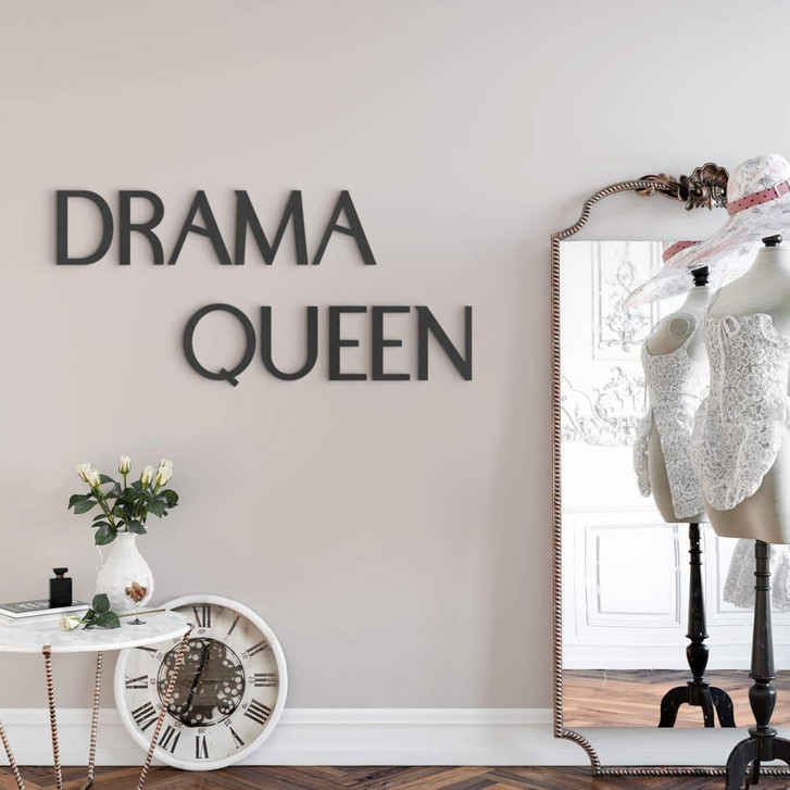 MDF-Deko 3D-Schriftzug Drama Queen - WA405610