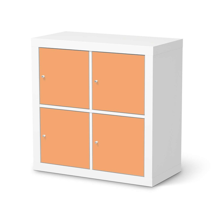 Möbelfolie IKEA Expedit Regal 4 Türen - Orange Light - CR114558