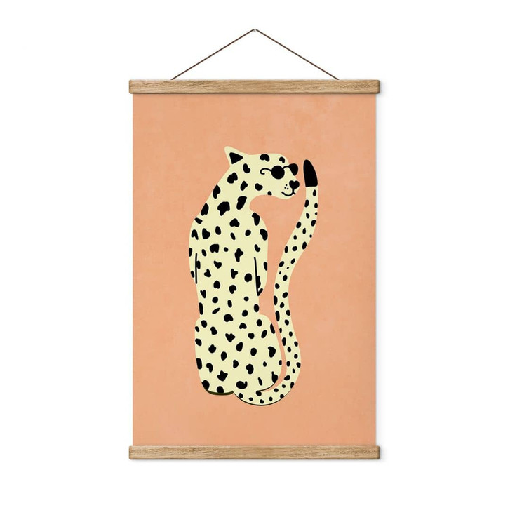 Stoffbild Eleganter Gepard mit Sonnenbrille - Oltmanns - WA474098