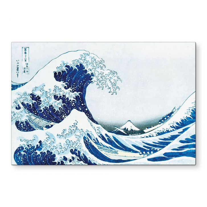 Wandbild Hokusai - Die grosse Welle von Kanagawa - Alu-Dibond - WA423140