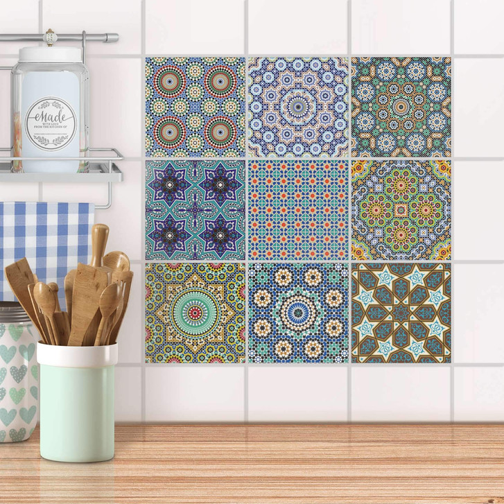 Fliesenaufkleber Set - Orientalisches Mosaik - CR102285